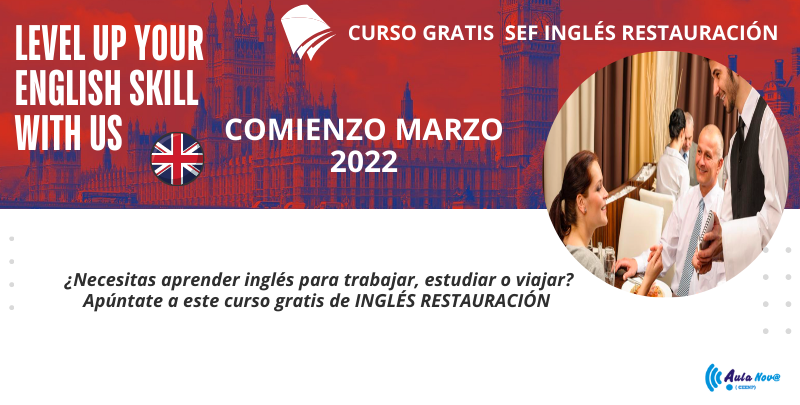 CURSO SEF INGLES RESTAURACION